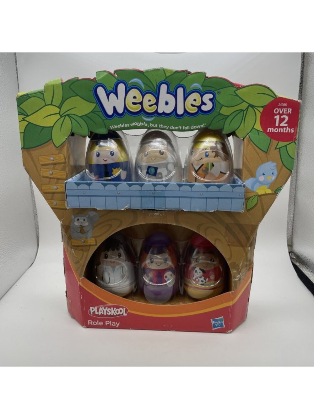 Weebles Role Play Toys Playskool Hasbro 2010 Police Doctor Painter Construction